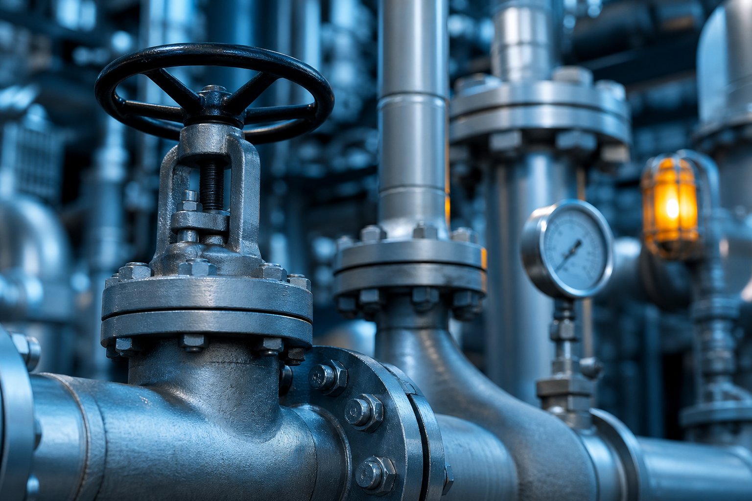 Valve and piping